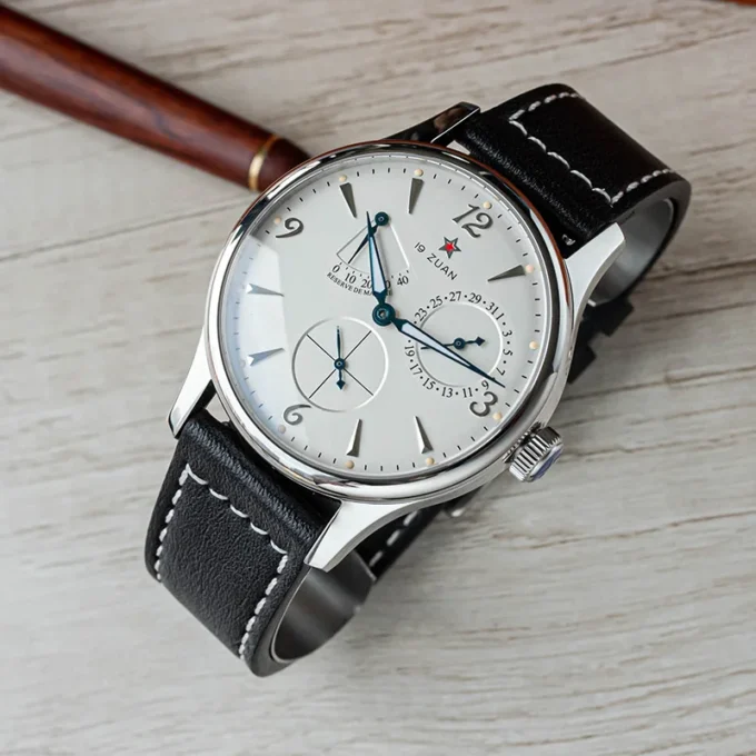 Das-Tianlei 1963 military-style pilot watch on wrist
