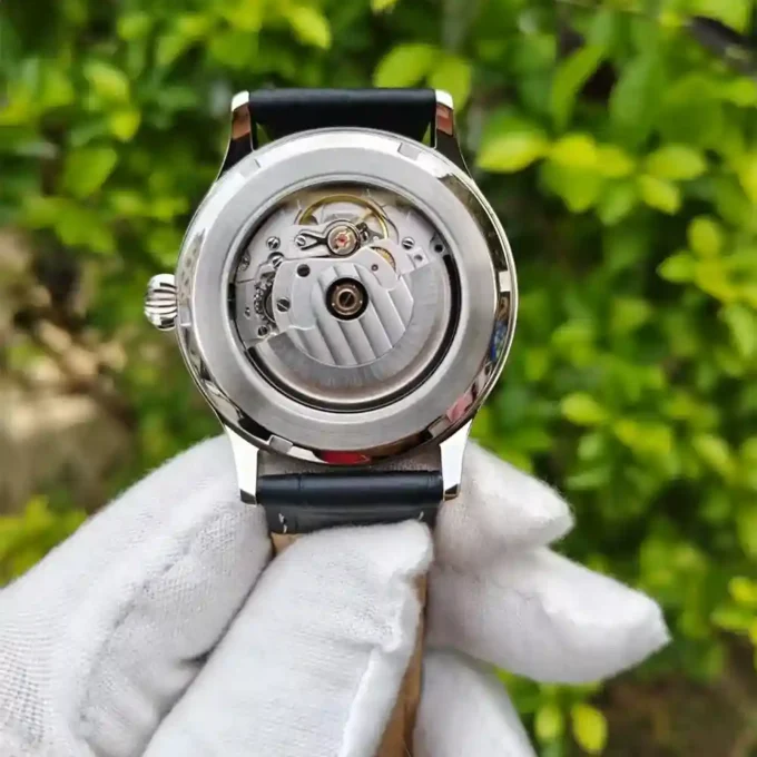 Side profile of 38.5mm Tophill ST2130 automatic watch